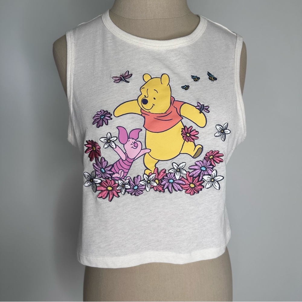 Target Winnie the Pooh crop tank top Large